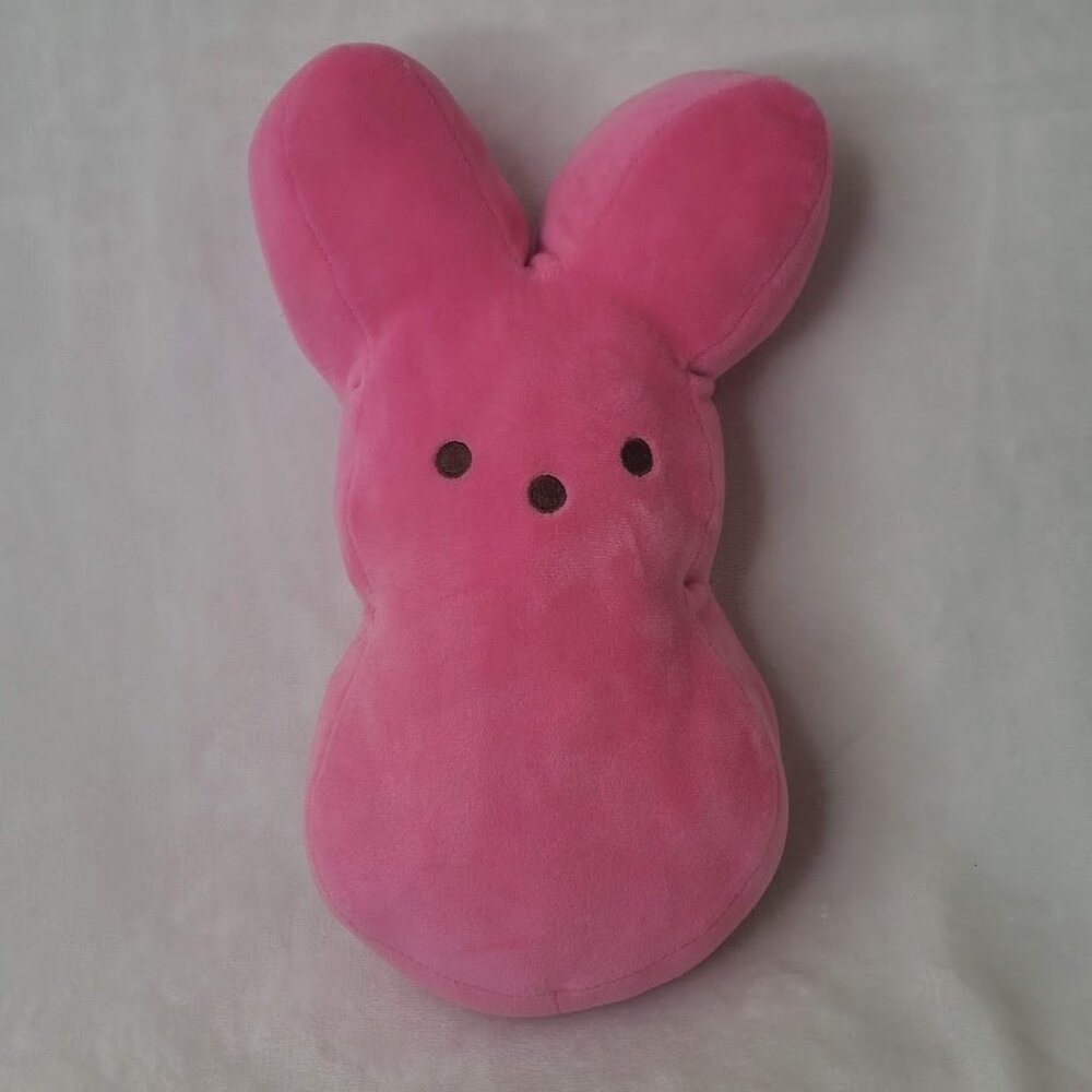 Peeps Plush Bunny Pink Rabbit 11" Stuffed Animal Just Born 2023 - Picture 8 of 8